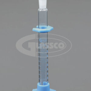 Probetas graduadas de vidrio con tapa plástica. Vidrio Borosilicato 3.3. Marca: GLASSCO.