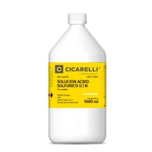 SOLUCION ACIDO SULFURICO 0,1 N Pro-análisis x 1000 mL | CICARELLI